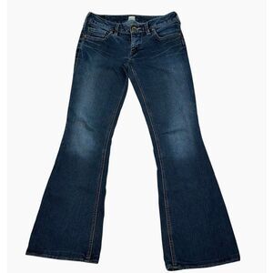 Silver Aiko Bootcut Dark Wash Low Rise Denim Blue Jeans Women’s Size 28x29